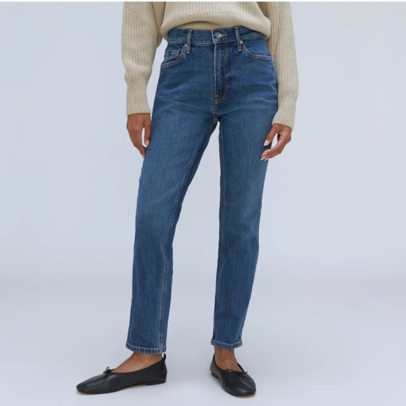 Everlane the high rise cheeky straight jean - Picture 1 of 15